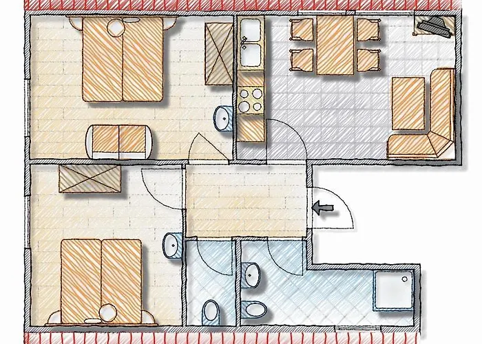 Apartament Seevilla Wietjes Whg 5